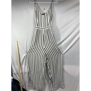 Vtg American Eagle wide Leg Small Romper Spaghetti Strap V Neck Boho Style
